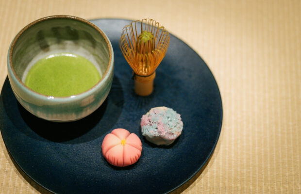 Matcha in the tea room